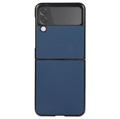 Samsung Galaxy Z Flip3 5G Slim Cover - Karbonfaser - Blau