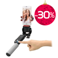Smart 360-Grad-Drehung Wireless Selfie Stick - Schwarz