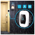 Smart Drahtlose Doorbell mit Digital Thermometer - Weiß