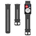 Huawei Watch Fit Soft Silikonarmband - Schwarz