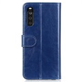 Sony Xperia 10 III, Xperia 10 III Lite Wallet Case mit Ständerfunktion - Blau