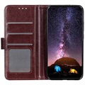 Sony Xperia 10 III, Xperia 10 III Lite Wallet Case mit Ständerfunktion - Braun