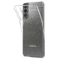 Spigen Liquid Crystal Glitter Samsung Galaxy S21 5G Hülle - Durchsichtig