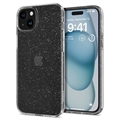 iPhone 15 Spigen Liquid Crystal Glitter Hülle - Durchsichtig