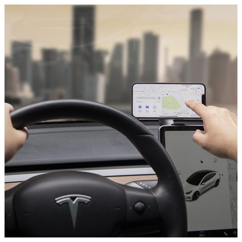 Spigen OneTap Pro MagSafe Ladegerät/Kfz-Halterung für Tesla Model S/3/X/Y