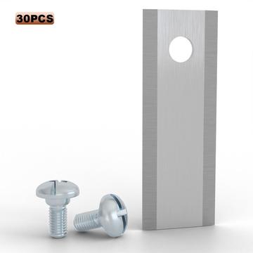 Edelstahlklingen für Stiga Rasenmäherroboter der A- und G-Serie - 30 Stück.