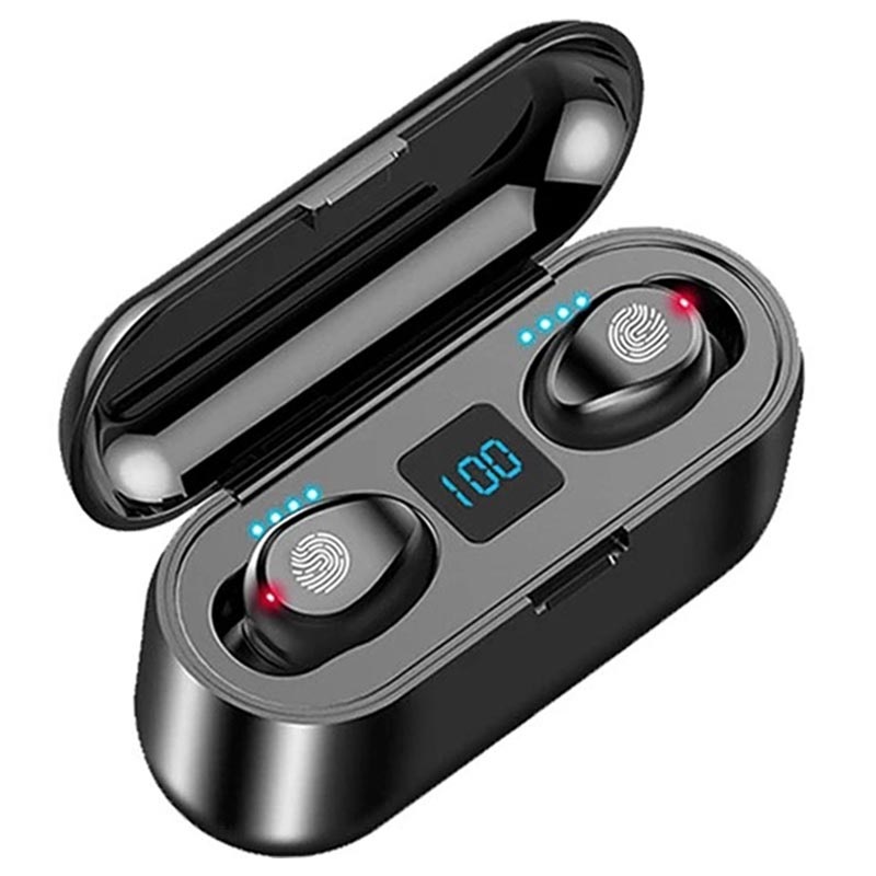 in Ear kopfhörer Bluetooth mit Magnetische Ladebox HiFi-Kopfhörer Automatisches Pairing IPX5 Wasserdicht TWS Touch Control ACADGQ Sport kopfhörer Kompatibel mit iOS Android Kopfhörer Kabellos 