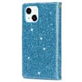 Starlight Serie iPhone 14 Pro Wallet Hülle - Blau