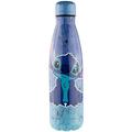 Stitch Edelstahl Wasserflasche / Thermoflasche - 500ml - Blau