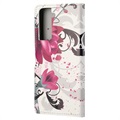 Style Series Samsung Galaxy S21 5G Wallet Hülle - Lotusblume