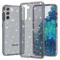 Samsung Galaxy S21 5G Stylish Glitter Serie Hybrid Hülle
