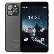 T22 AI-Übersetzungsgerät mit ChatGPT, 142 Sprachen - 5.5" - Schwarz