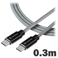 Tactical Fast Rope Ladekabel - USB-C/USB-C - 0.3m