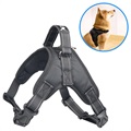 Tailup Verstellbares Hundegeschirr mit Handschlaufe - M - Schwarz
