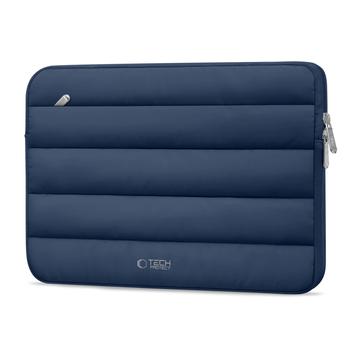 Tech-Protect Flauschige Plüsch-Laptop-Hülle 13"-14" - Marineblau