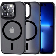 iPhone 13 Pro Tech-Protect Magmat Hülle - MagSafe-kompatibel - Durchscheinend Schwarz