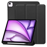 iPad Air 13 2024/2025 Tech-Protect SmartCase Pen Dreifach faltbare Folio-Hülle - Schwarz