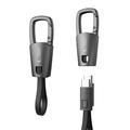 Tech-Protect UltraBoost DNA Schlüsselanhänger USB-C Kabel - 60W PD, 17cm - Eisengrau