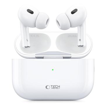 Tech-Protect UltraBoost Pro TWS Kopfhörer (Offene Verpackung - Zufriedenstellend) - Weiß