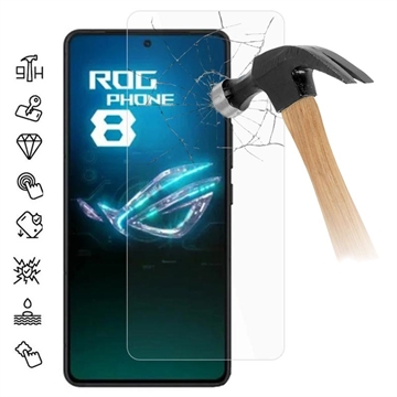 Asus ROG Phone 8/8 Pro Panzerglas - 9H - Case Friendly - Durchsichtig
