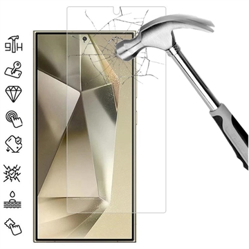 Samsung Galaxy S25 Ultra Panzerglas mit Fingerabdruckentriegelung - klar