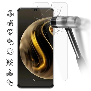 Huawei Enjoy 70 Panzerglas - 9H - Case Friendly - Durchsichtig