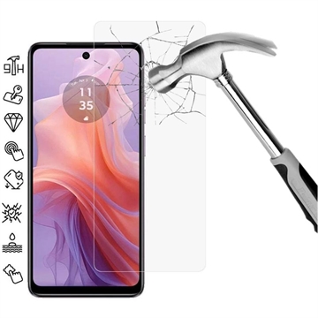 Motorola Moto E14 Panzerglas - 9H - Case Friendly - Durchsichtig