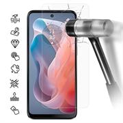 Motorola Moto G04 Panzerglas - 9H, 0.3mm - Case Friendly  - Durchsichtig