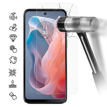 Motorola Moto G04 Panzerglas - 9H, 0.3mm - Case Friendly  - Durchsichtig