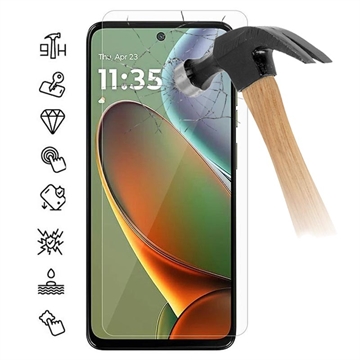 Motorola Moto G15 Power Panzerglas - 9H - Case Friendly - Durchsichtig