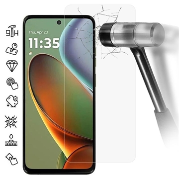 Motorola Moto G15 Panzerglas - 9H - Case Friendly - Durchsichtig