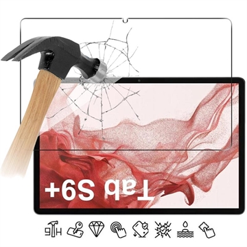 Samsung Galaxy Tab S9+/S8+ Panzerglas - 9H - Case Friendly - Durchsichtig