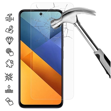 Xiaomi Poco M6 4G Panzerglas - 9H - Case Friendly - Durchsichtig