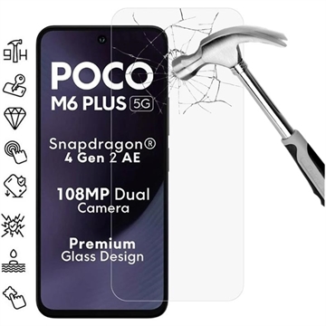 Xiaomi Poco M6 Plus Panzerglas - 9H - Case Friendly - Durchsichtig