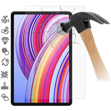 Xiaomi Redmi Pad Pro/Poco Pad Panzerglas - 9H, 0.3mm - Case Friendly  - Durchsichtig