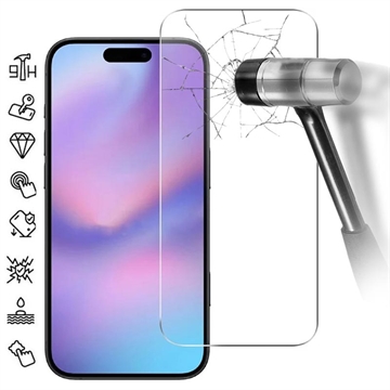 iPhone 17 Pro Panzerglas - 9H - Case Friendly - Durchsichtig