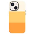 Three Shades Serie iPhone 14 Beschichtete Hülle - Orange