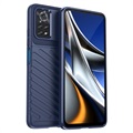 Thunder Serie Xiaomi Poco X4 Pro 5G TPU Hülle - Blau