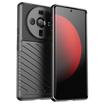 Thunder Serie Xiaomi 12S Ultra TPU Hülle - Schwarz
