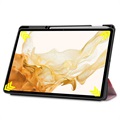 Tri-Fold Serie Samsung Galaxy Tab S7+/S8+ Folio Hülle - Galaxie