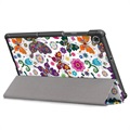 Tri-Fold Serie Lenovo Tab M10 HD Gen 2 Smart Folio Hülle - Schmetterlinge / Blumen