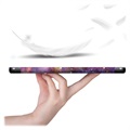 Tri-Fold Serie Samsung Galaxy Tab S7 FE Smart Folio Hülle - Galaxie