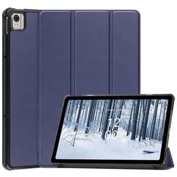 Tri-Fold Series Nokia T21 Smart Folio Hülle - Blau