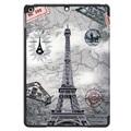 Tri-Fold Serie iPad 10.2 2019/2020/2021 Smart Folio Hülle - Eiffelturm