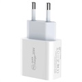 USB-C Power Delivery Wand-ladegerät - 20W - Weiß