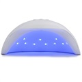 UV-Nagellampen-Trockner mit 15 LED-Lichtern - 8W - Weiß