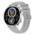 Unisex Sport-Smartwatch MX40 - 1.39" - Grau / Silber