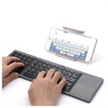Universal Bluetooth Tastatur mit Touchpad - Grau