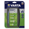 Varta Easy Universal Akkuladegerät - 4x AA/AAA/C/D, 1x 9V