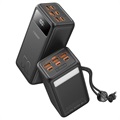 Veger W5001 USB-C PD Schnelle Powerbank - 50000mAh, 22.5W - Schwarz